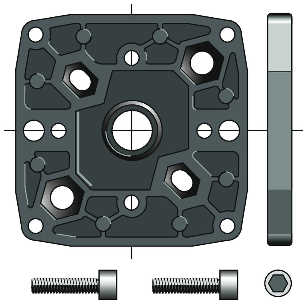 SUPPORT CSI DIAM 50 et 60 MULTI-ENTRAXES