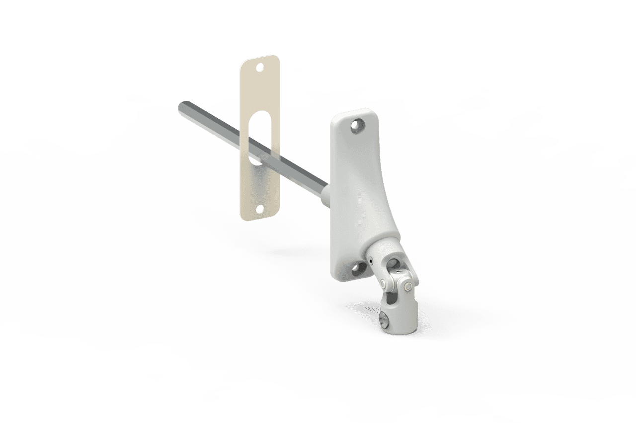 DC EMBASE POLYMERE 6P7-355 BLANC +VIS