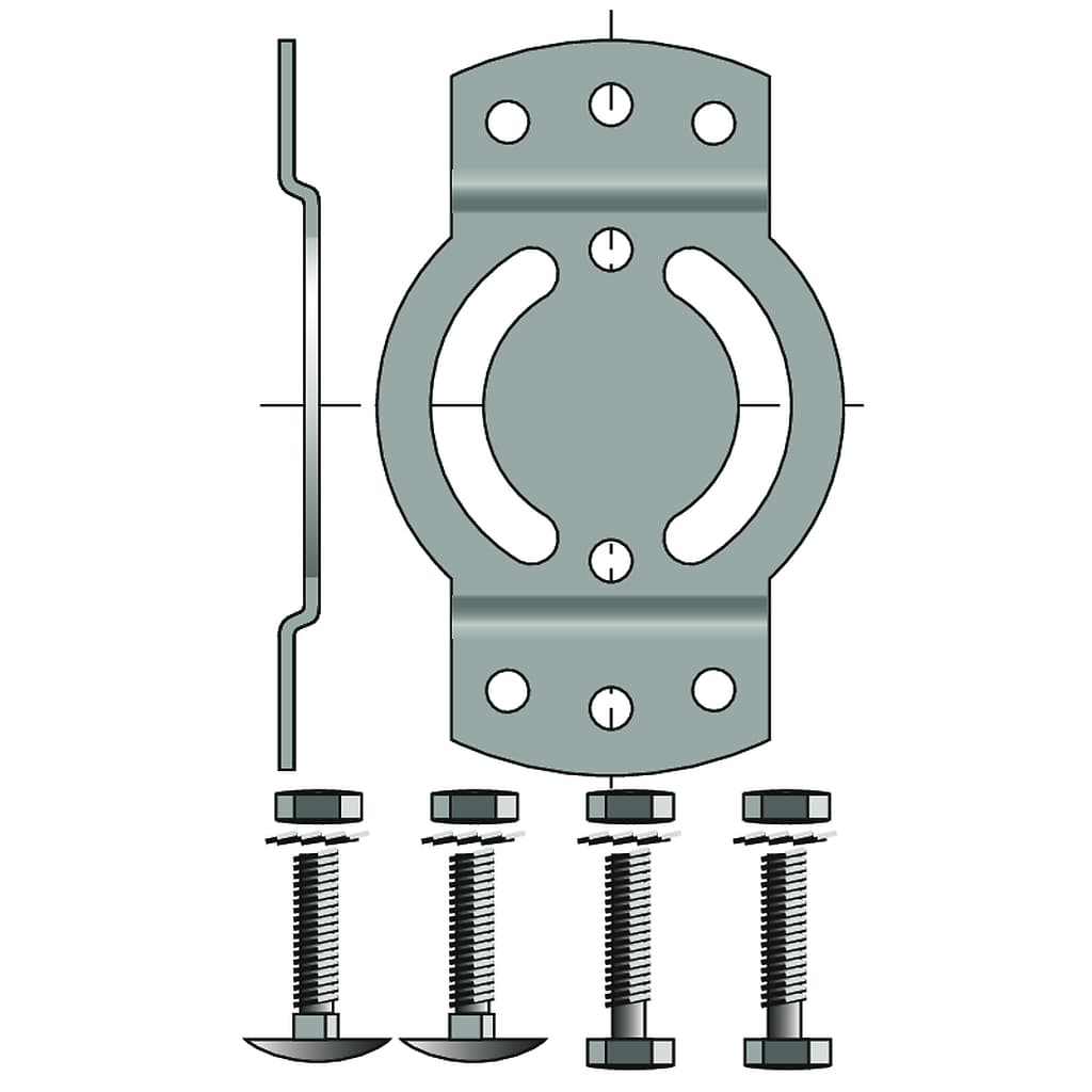 Support D50 CSI entraxe 44mm