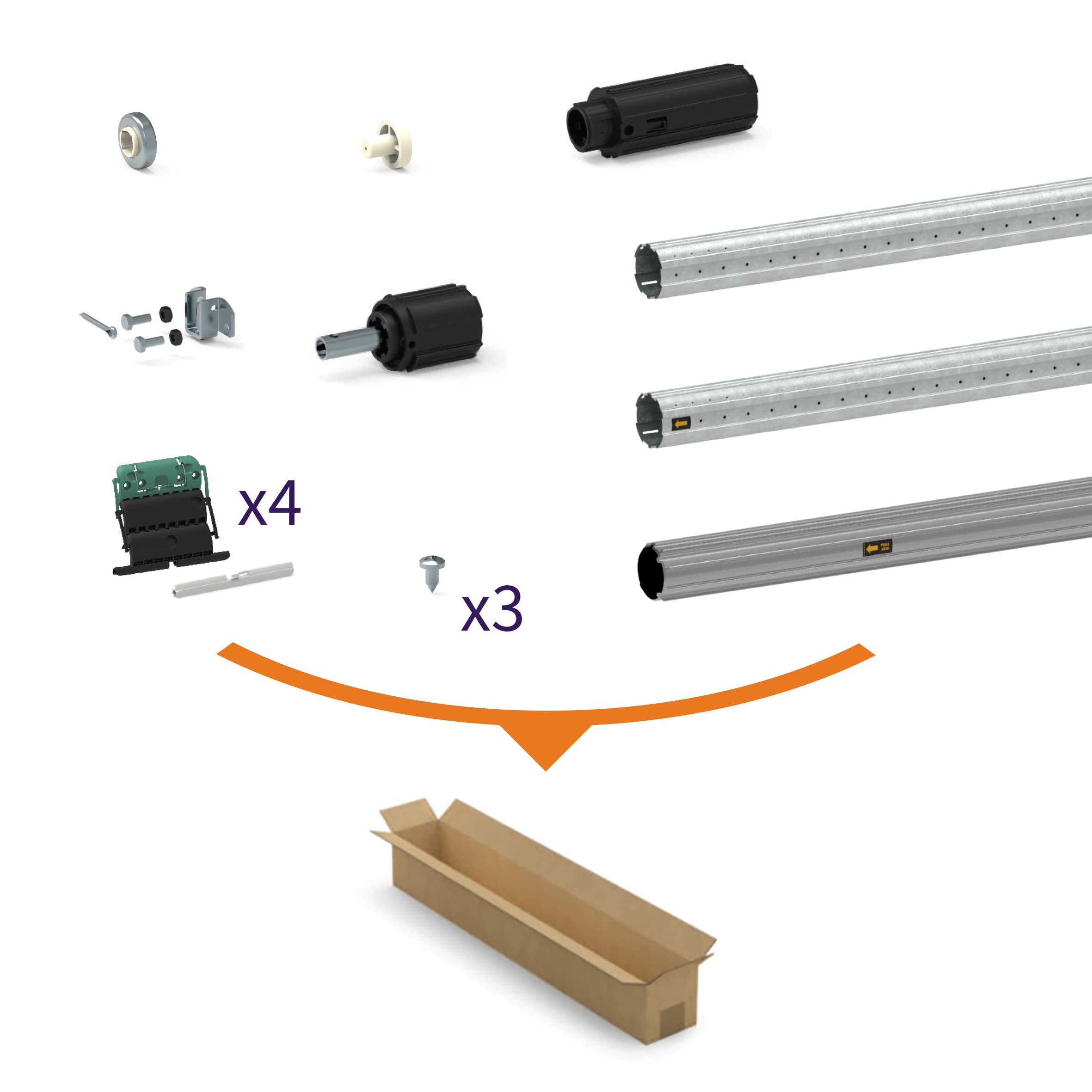 KIT DE MODERNISATION POUR MOTEUR RADIO TUBE Z54 3 PARTIES