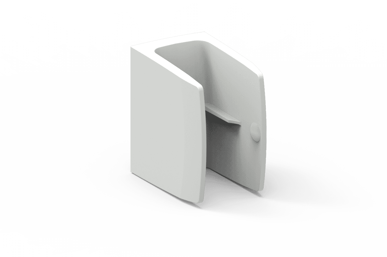 CLIP DE MANIVELLE BLANC RAL9010
