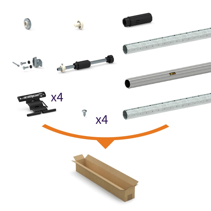KIT DE MODERNISATION TUBE OCTO40 BB TRADI