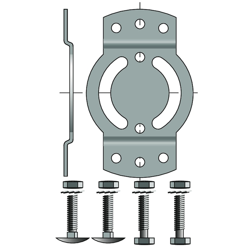 Support D50 CSI entraxe 44mm