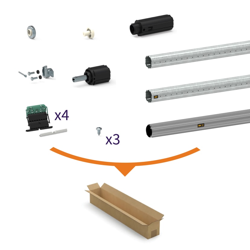 KIT DE MODERNISATION POUR MOTEUR RADIO TUBE Z54 3 PARTIES