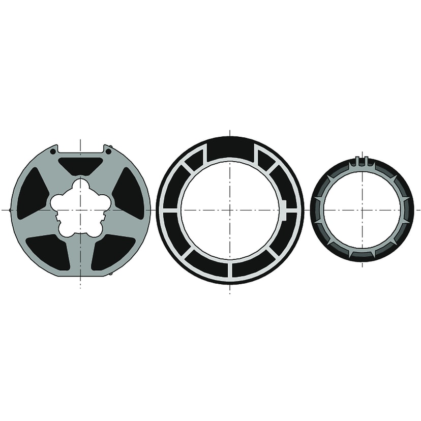 Kit (1 roue + 2 couronnes) D50 F5039