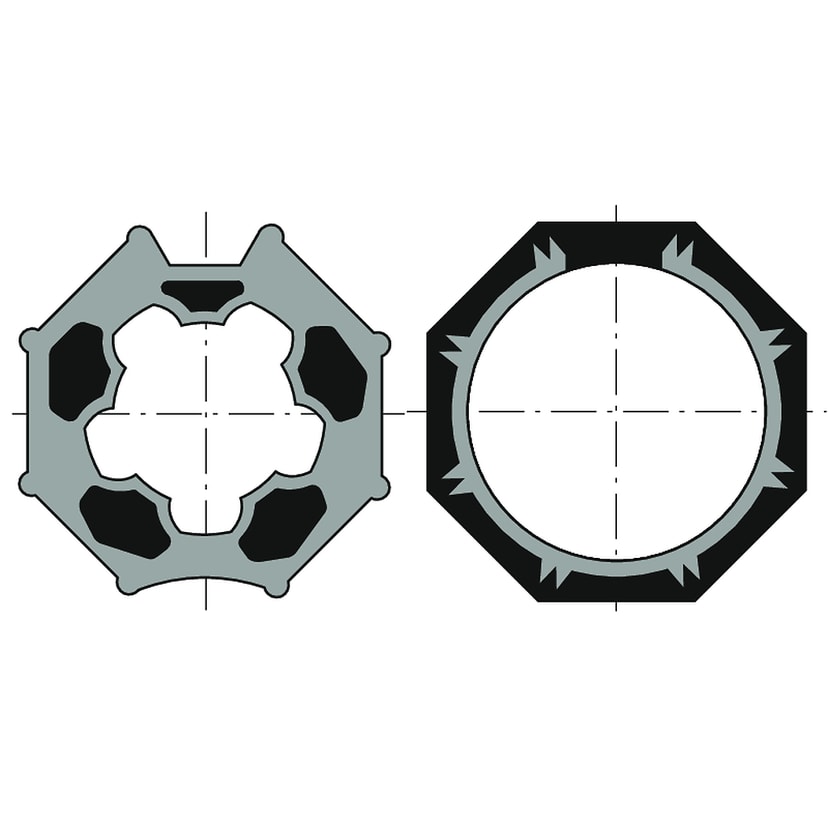 Roue couronne D50 octo 60
